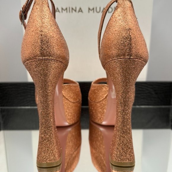 AMINA MUADDI BIANCA PLATFORM SHOES - Picture 7 of 11